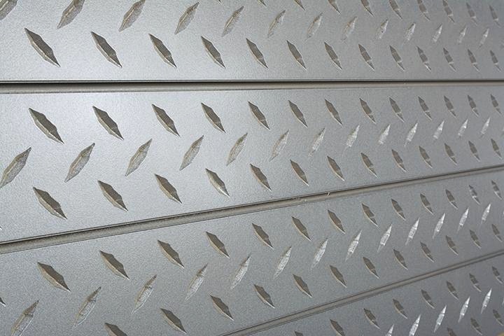 Diamond Plate Textured Slatwall