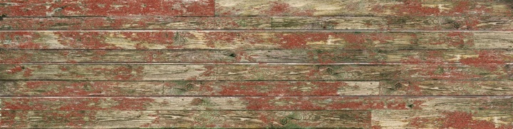 Red Old Painted Wood Slatwall