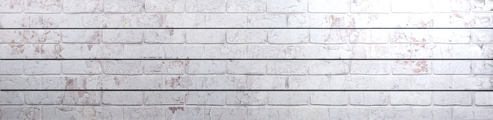White Old Painted Brick Slatwall Panel