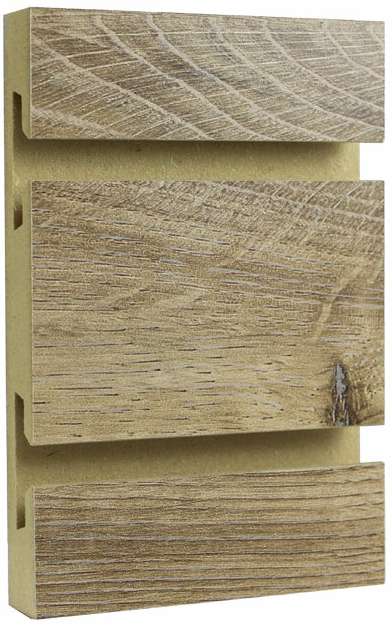 Aspen Oak Melamine Woodgrain Textured Slatwall