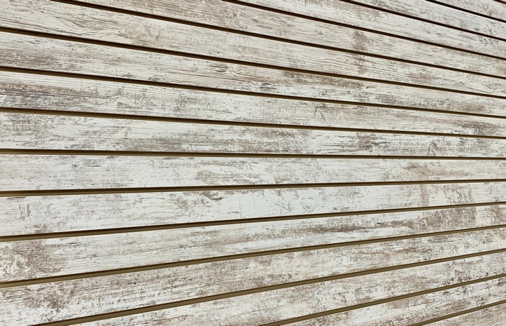 Whitewash Fence Melamine Woodgrain Textured Slatwall Panel
